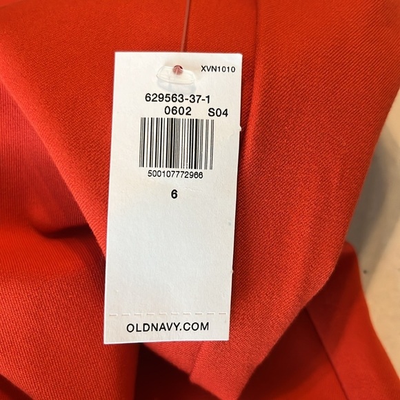 NWT Old Navy Auburn Red High-Waisted Pixie Skinny Pants Size 6 - Picture 11 of 13